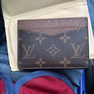 Louis Vuitton Dark Brown Monogram Card Holder